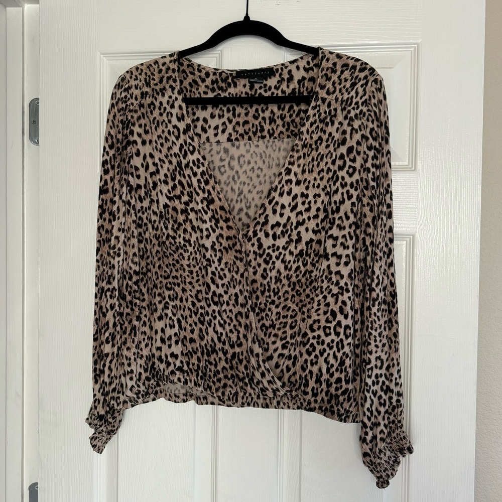 Leopard blouse